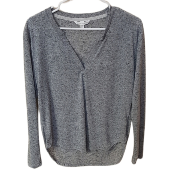 Victoria's Secret Tops - Victoria's Secret Grey Medium V Neck